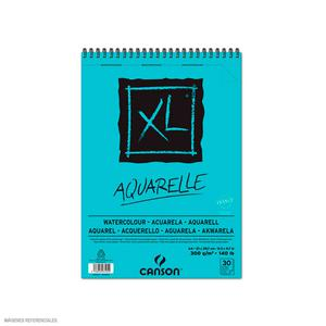BLOCK XL CANSON A4 ESPIRAL AQUARELLE 30 HOJAS 300 GR