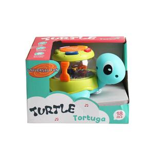TAMBOR MUSICAL UNIVERSAL FUN DE TORTUGA CON LUCES Y SONIDOS