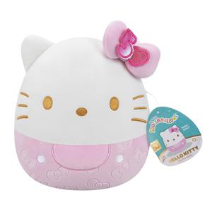 PELUCHE SQUISHMALLOW 50 AÑOS HELLO KITTY ROSADO 20CM