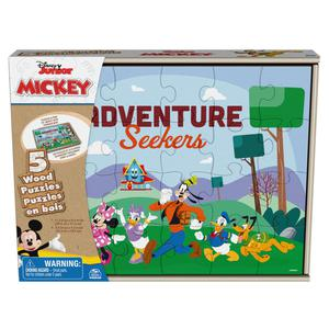 ROMPECABEZAS DISNEY PACK X5 MADERA