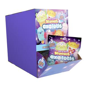 PACK JUGUETE ESPONJOSO ORB SOFT'M SLO SQUISHIES AXOLOTLS X 3 UND SURTIDO