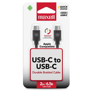 CABLE USB-C A USB-C MAXELL 2 METROS BLANCO