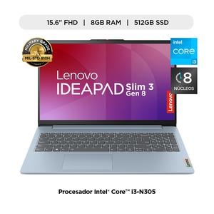 LAPTOP LENOVO IPS3 15IAN8 CI3 8GB 512GB W11 15.6IN