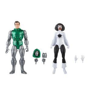 FIGURA AVENGERS LEGENDS SERIES CAPITÁN MARVEL VS DOCTOR DOOM ANIVERSARIO 60