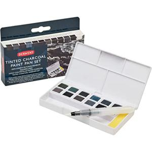 SET PINTURA DERWENT MEDIA PASTILLA TONO CHARCOAL X 12 UND