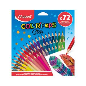 COLORES LARGOS MAPED TRIANGULARES COLORPEPS ESTUCHE CARTÓN X 72 UND