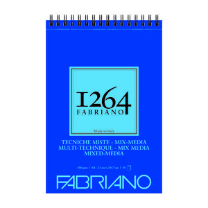 BLOCK FABRIANO A4 MIX MEDIA I264 70 GR 30 HOJAS