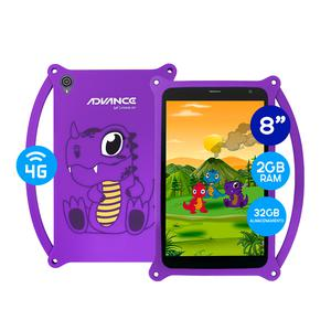 TABLET ADVANCE TR8050 8'' + COVER PURPLE