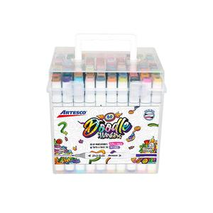 MARCADORES ARTESCO A BASE DE ALCOHOL DOODLE MARKERS X60