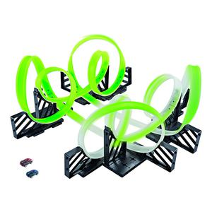 PISTA DE CARRERAS NEÓN TRACK NOCTILUCENT + 2 CARROS