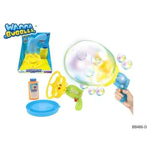 PISTOLA DE BURBUJAS GIGANTE + SOLUCIÓN 250 ML WANNA BUBBLES
