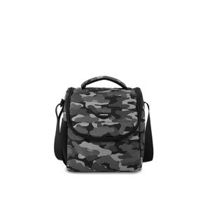 LONCHERA MIKKEL GRANDE CAMUFLADO NEGRO