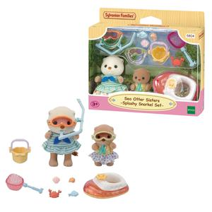 SET HERMANAS SYLVANIAN TERNURINES NUTRIA MARIN