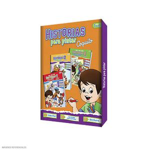 PACK DE LIBROS DGRAF HISTORIAS PARA PINTAR