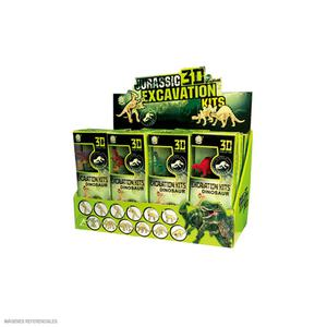 FIGURA JURASSIC DINOSAURIO 3D EXCAVACIÓN SURTIDO