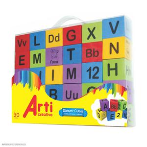 JUEGO DIDÁCTICO ARTI CREATIVO CUBOS DIDÁCTICOS 30 PIEZAS