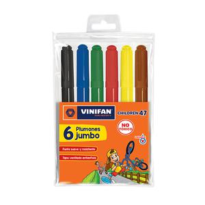 PLUMÓN GRUESO VINIFAN HAPPY 47 ESTUCHE X 6 UND