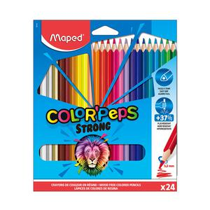 COLORES LARGOS MAPED COLORPEPS ESTUCHE CARTÓN X 24 UND