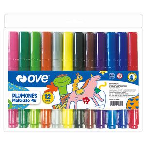 PLUMÓN JUMBO OVE 46 ESTUCHE X 12 UND