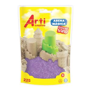 ARENA MÁGICA ARTI CREATIVO ZIPLOC 225 GR GLITTER MORADO