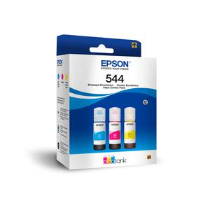 PACK DE 3 BOTELLAS DE TINTA EPSON T544 CYAN/MAGENTA/AMARILLO