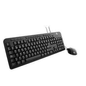 SET TECLADO Y MOUSE XTECH USB XTK-301S NEGRO
