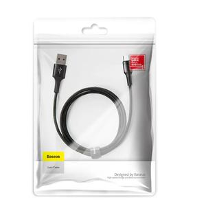 CABLE BASEUS HALO USB A IP 0.5M NEGRO