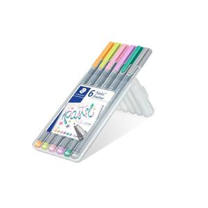ROTULADOR STAEDTLER TRIPLUS FINELINER PASTEL X 6 UND