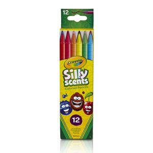 COLORES LARGOS CRAYOLA TWISTABLES SILLY SCENTS X 12 UND