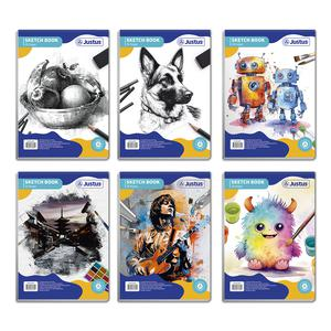 BLOCK DE DIBUJO ESPECIAL JUSTUS ENGOMADO DISEÑO HOMBRE 20 HOJAS