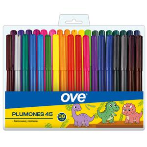 PLUMÓN DELGADO OVE 45 ESTUCHE X36 UNIDADES