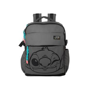MOCHILA JUVENIL DREAMLAND STITCH GRIS