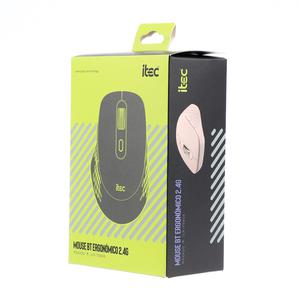 MOUSE ITEC BT ERGONĂMICO 2.4G JLR-79806 ROSADO