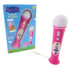 MICRÓFONO DE JUGUETE PEPPA PIG CON LUCES Y SONIDOS