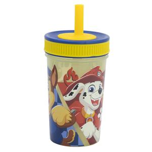 VASO PAW PATROL CON PAJITA DE SILICONA 370 BOY