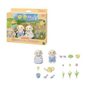 SET HERMANOS SYLVANIAN TERNURINES CONEJO FLORA