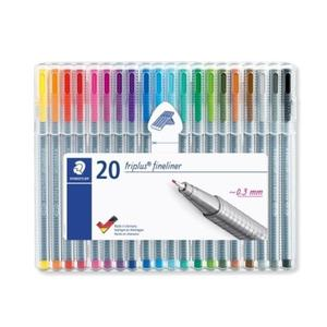 ROTULADOR STAEDTLER TRIPLUS FINELINER X 20 UND