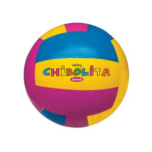 PELOTA DE VÓLEY VINIBALL SEMIDEPORTIVA AMARILLO FUCSIA Y CELESTE