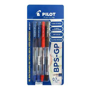 BOLĂGRAFO PILOT BPS-GP PUNTA FINA X 4 UND