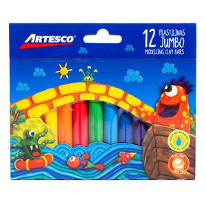 PLASTILINA JUMBO ARTESCO X 12 UND