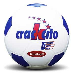 PELOTA DE FÚTBOL VINIBALL SEMIDEPORTIVA CRACKCITO BLANCO Y AZUL