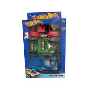 CARRO FRICCIÓN HOT WHEELS FAST RACERS X 3