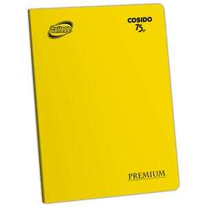 CUADERNO DOBLE RAYA DELUXE COLLEGE A4 NARANJA 80 HOJAS