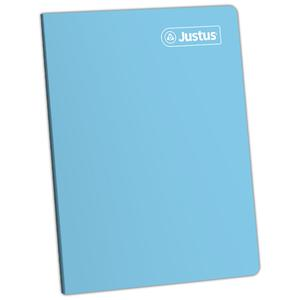 CUADERNO RAYADO DELUXE JUSTUS A4 CELESTE 80 HOJAS
