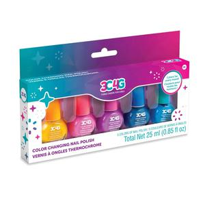 MAQUILLAJE 3C4G CAMBIA COLOR X 5 ESMALTES