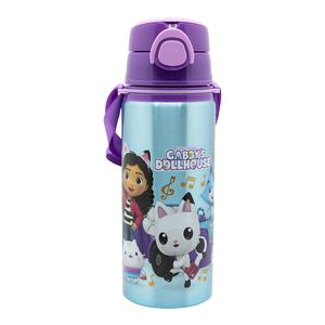 BOTELLA GABBY'S DOLLHOUSE ALU POP UP CON CORREA 730 ML