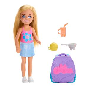 MUÑECA CHELSEA BARBIE MOCHILA PARA HORNEAR