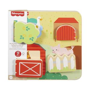 TABLERO ANIMALITOS FISHER PRICE DE MADERA