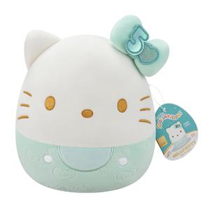 PELUCHE SQUISHMALLOW 50 AÑOS HELLO KITTY TURQUESA 20CM