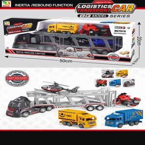 CAMIÓN REMOLQUE CON 4 AUTOS